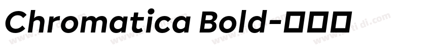 Chromatica Bold字体转换